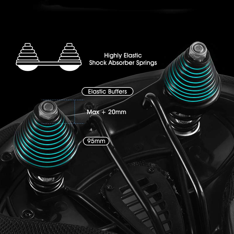 SelleVéloConfort - Selle de Vélo Extra Large pour un Confort Ultime et un Soulagement de la Douleur - Rynova