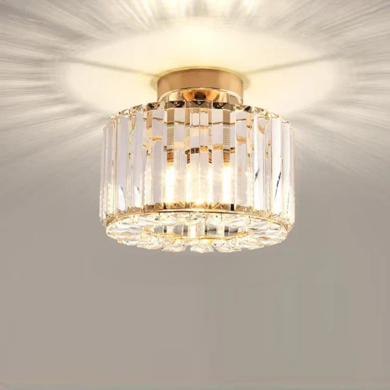 LustreCristal - Lampe de Plafond en Cristal Éblouissante et Élégante - Rynova