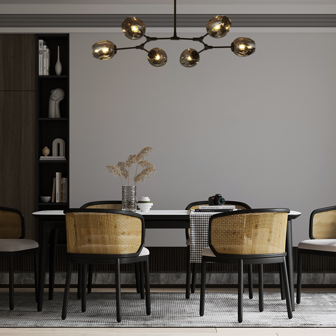 LUXURIA - Lampe Suspendue de Luxe Noir et Or - Rynova