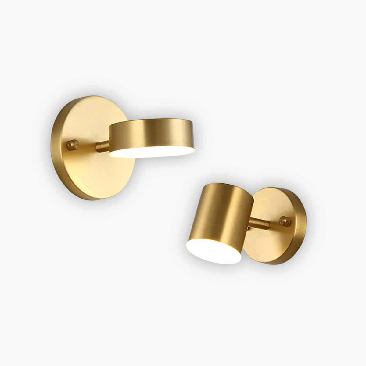 Lumières Murales Cuivrées LuxLight - Appliques LED Style Scandinave Moderne - Rynova