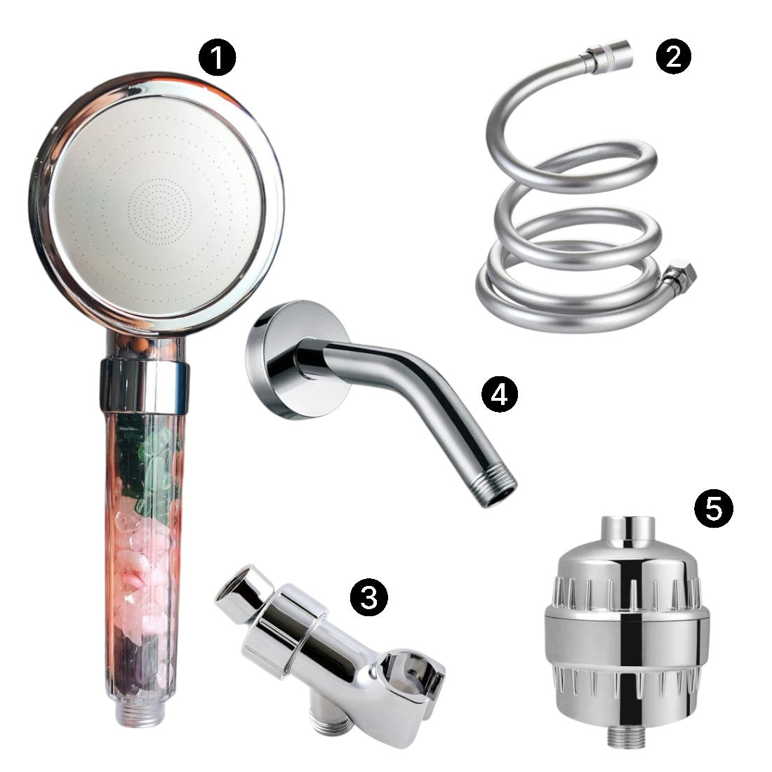 HydroTherm - Tête de Douche Thérapeutique avec Filtration Minérale - Rynova