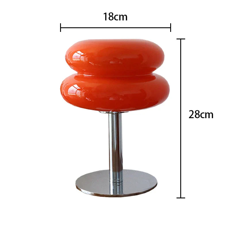 LumiMacaron - Lampe de Table en Verre Élégante et Colorée - Rynova