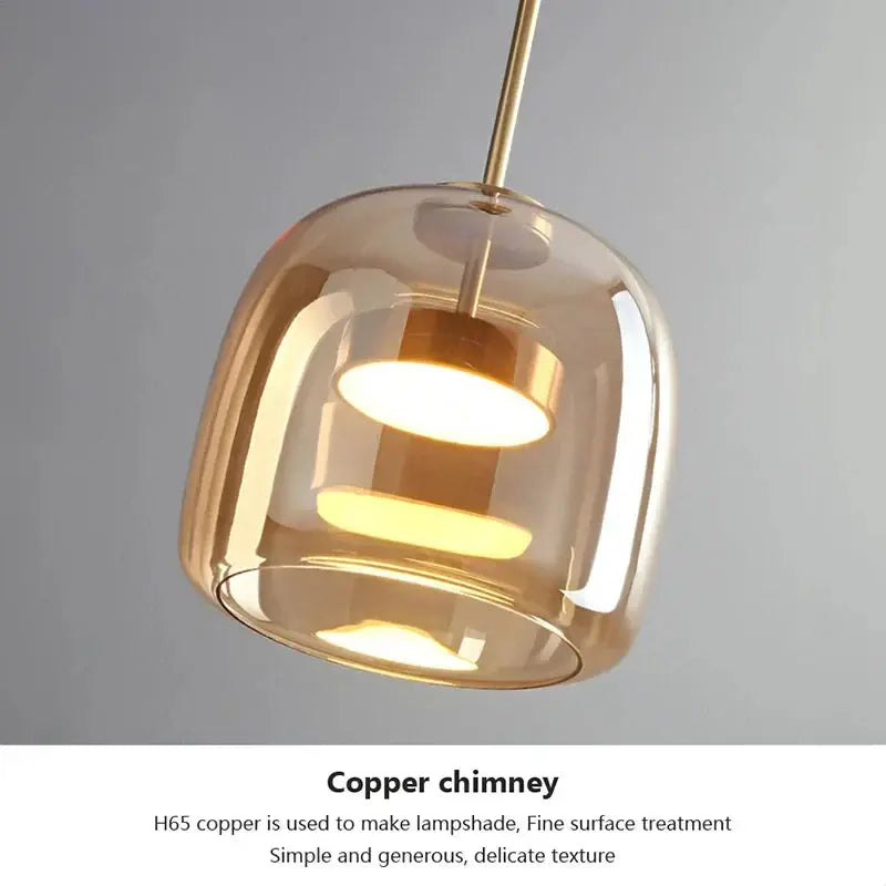 ClairÉlégance - Lampe en Verre Minimaliste - Rynova