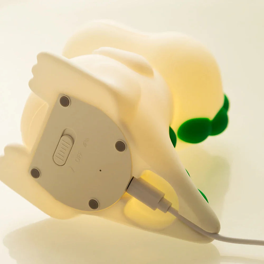 DinoLumi - Lampe de Nuit LED Rechargeable à 7 Couleurs - Rynova