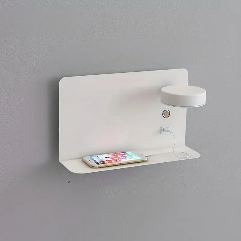 Lumière Élégante - Lampe de Chevet avec Port USB pour un Confort Moderne Rynova