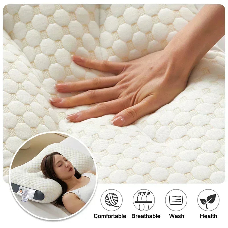 Oreiller de Massage Spa RelaxCervix - Soutien Cervical Lavable et Confort Inégalé - Rynova