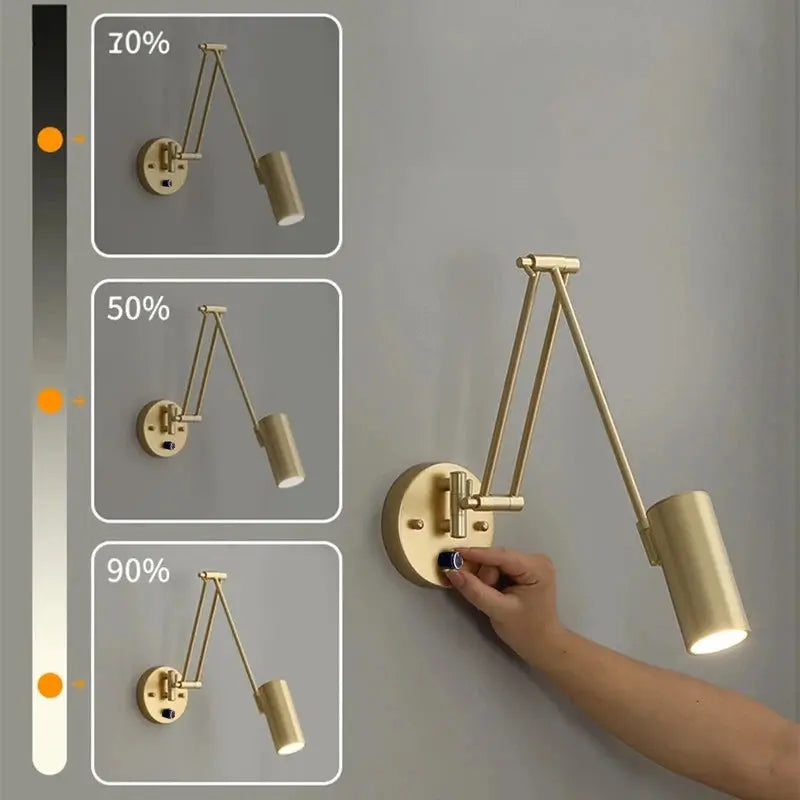 LumiÈtude - Lampe Murale LED Dimmable pour Bureau Moderne - Rynova