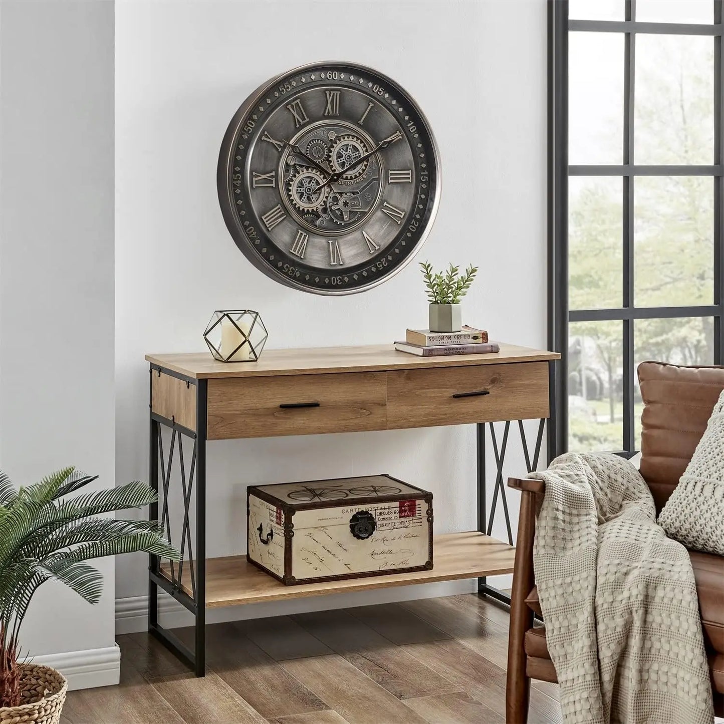 Horloge ÉnergiePlus – Horloge Murale à Piles Minimaliste - Rynova