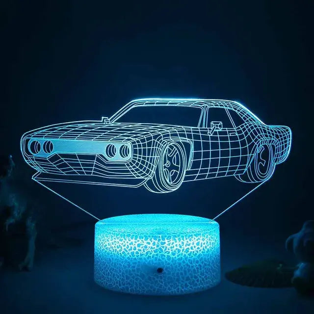 TruckLume - lampe de nuit pour enfants en forme de camion - Rynova