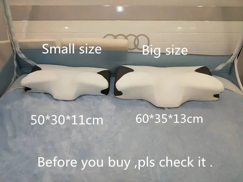 OreillerErgo - Oreiller Orthopédique en Mousse à Mémoire de Forme Premium - Rynova