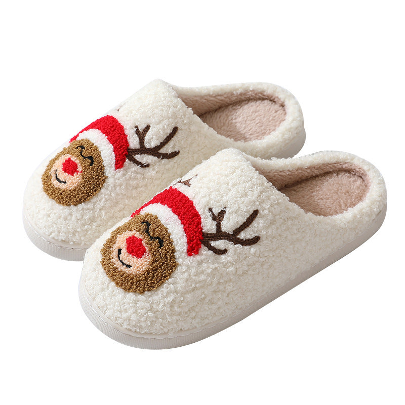 Chaleur Douillette - Chaussons en coton mignons de Noël pour couples - Rynova