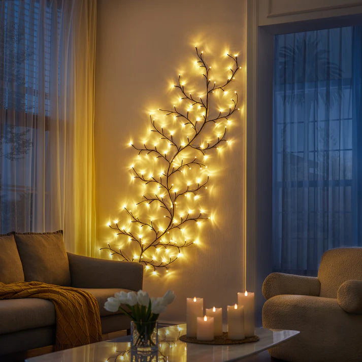 LumiVigne – Décoration de Noël féérique en saule lumineux - Rynova
