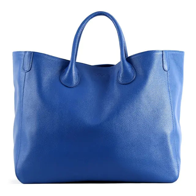 LuxeFemme - Sac Cabas Oversize Élégant en Cuir - Rynova