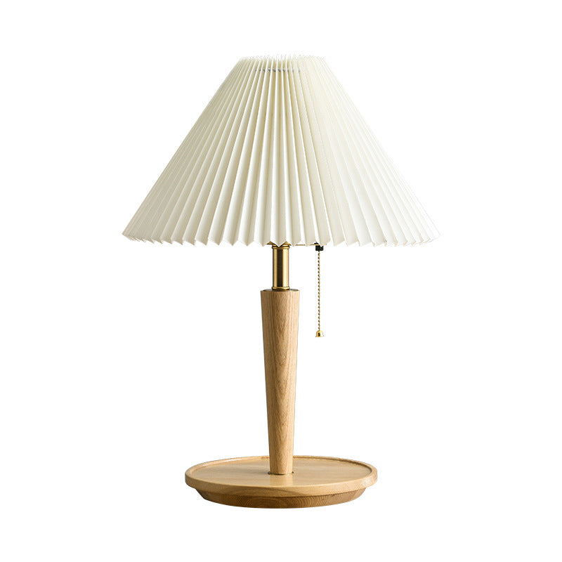 ÉléganceBois – Lampe de Table en Bois Plissé - Rynova