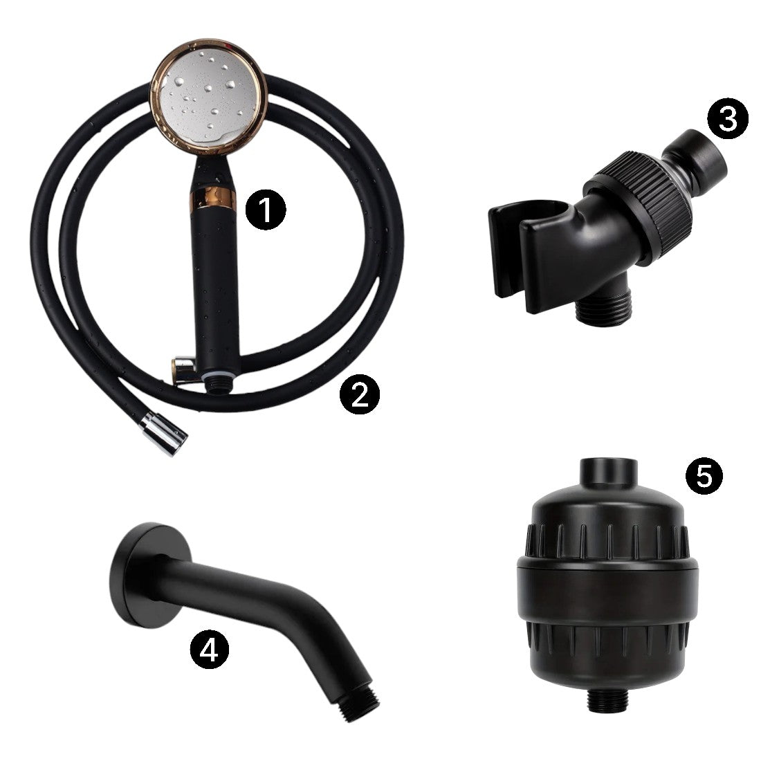 VitaPure - Douche de Luxe Filtrante à la Vitamine C - Rynova