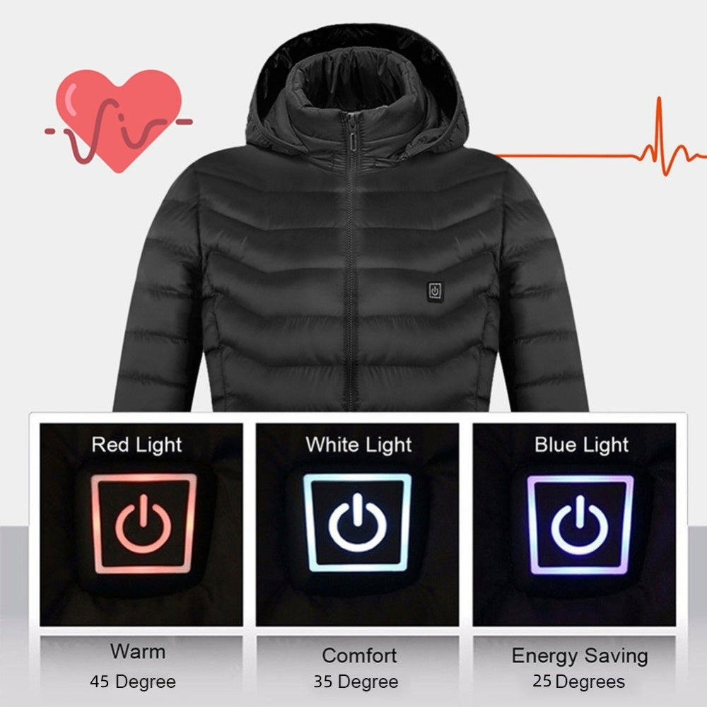 Chaleur Élégante - Veste chauffante USB pour homme, hiver thermique - Rynova