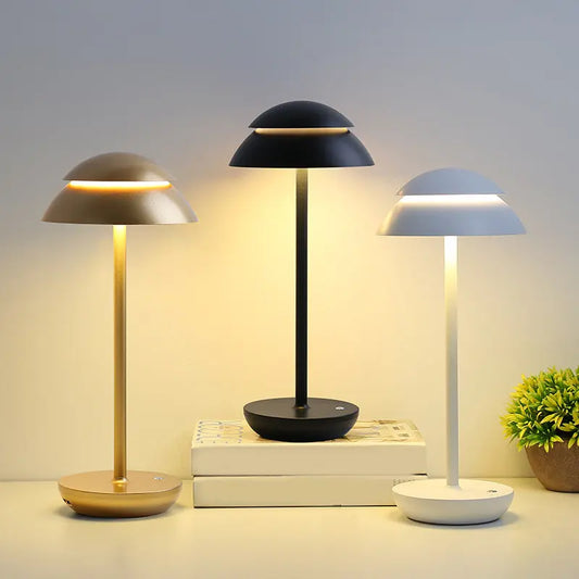 LumiPort - Lampe de Table Sans Fil Rechargeable avec LED Intégrées et Batterie Longue Durée - Rynova