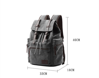 Voyageur - Sac à dos en toile tendance pour homme, grand format - Rynova