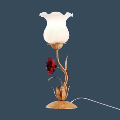 FleurieLuxe - Lampe de Table avec Design Floral pour Commode - Rynova