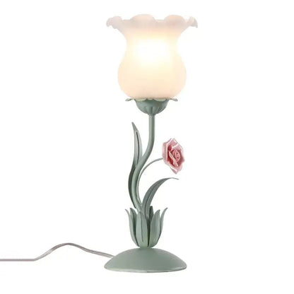 FleurieLuxe - Lampe de Table avec Design Floral pour Commode - Rynova