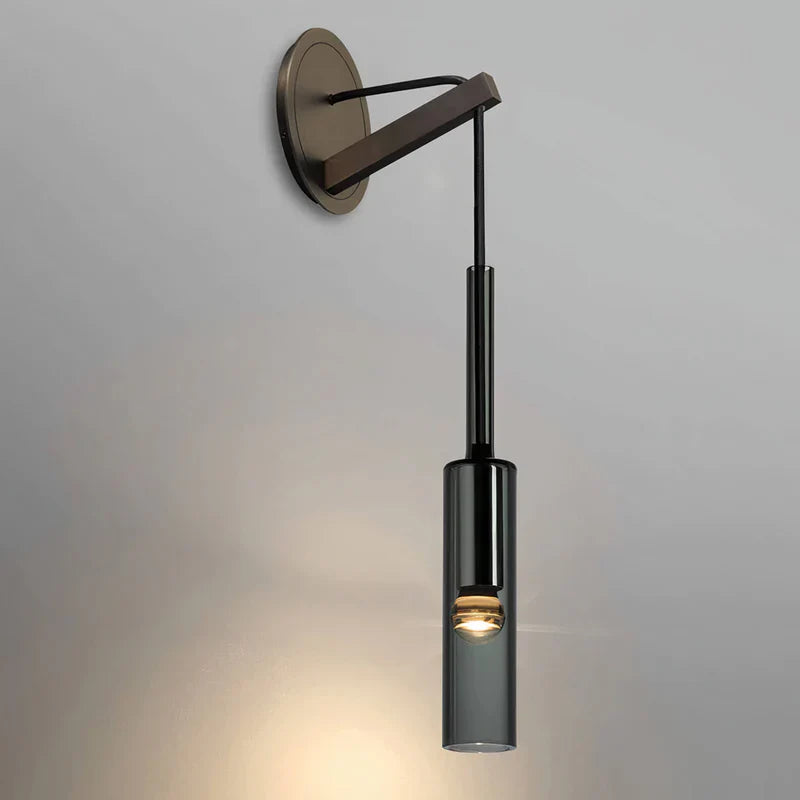 ÉléganceVerre - Lampe Murale Scandinave Fumée - Rynova