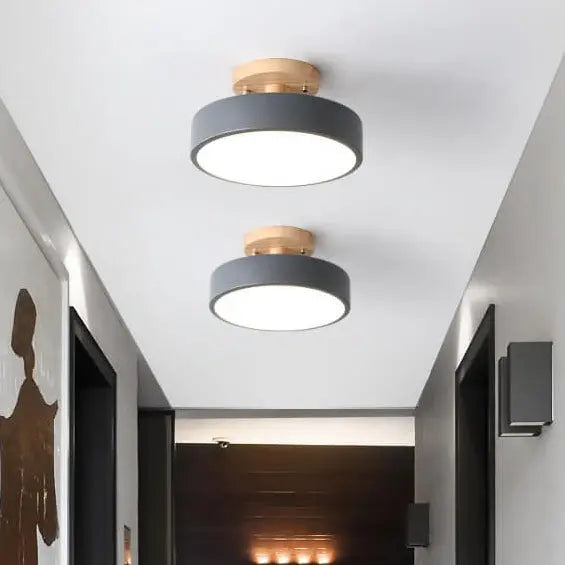 NordicLuxe - Plafonnier Ronde LED Semi-Encastré Moderne - Rynova