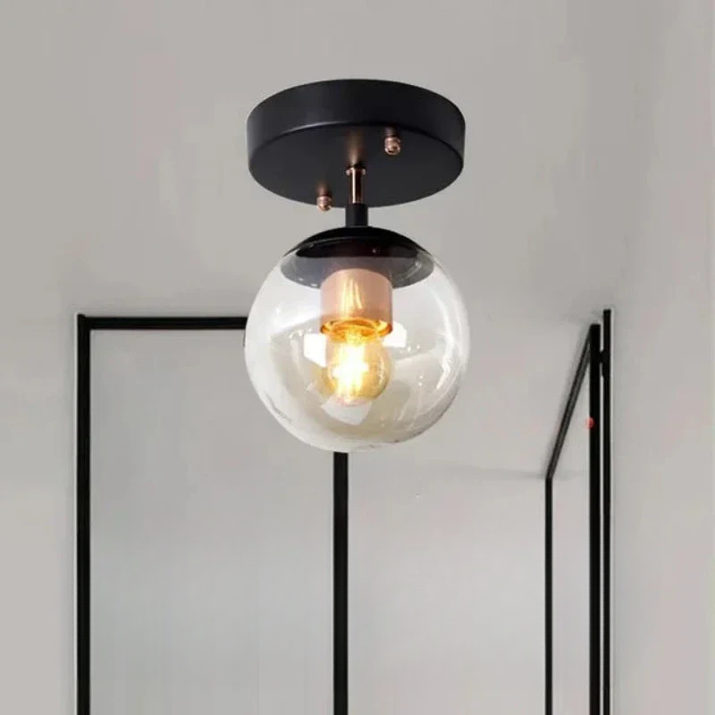 VerreLumi – Lampe de Plafond en Verre Moderne - Rynova