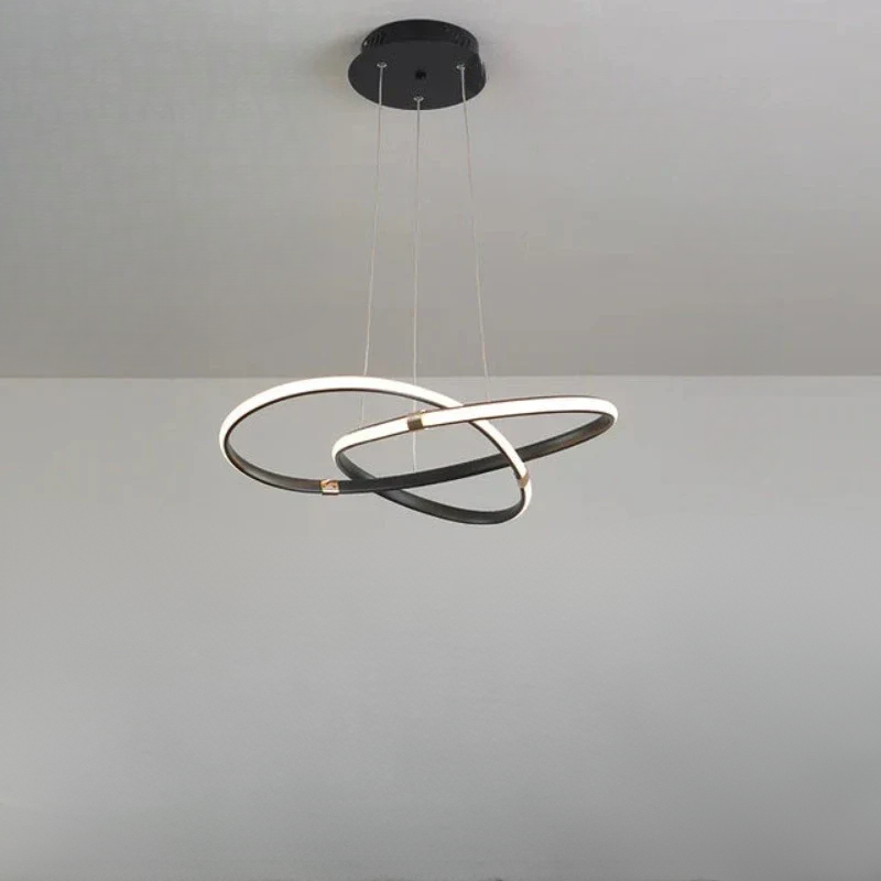 LumiNova - Lampe Suspendue LED Intelligente avec Support - Rynova