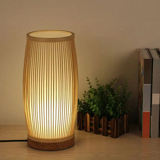 EcoLume - Lampe de table en bambou veilleuse - Rynova