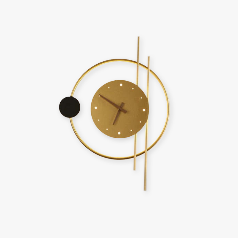 Horloge Murale Lumineuse Élégance – Applique LED Design - Rynova