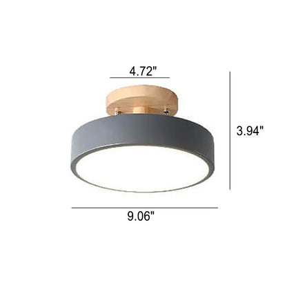 NordicLuxe - Plafonnier Ronde LED Semi-Encastré Moderne - Rynova