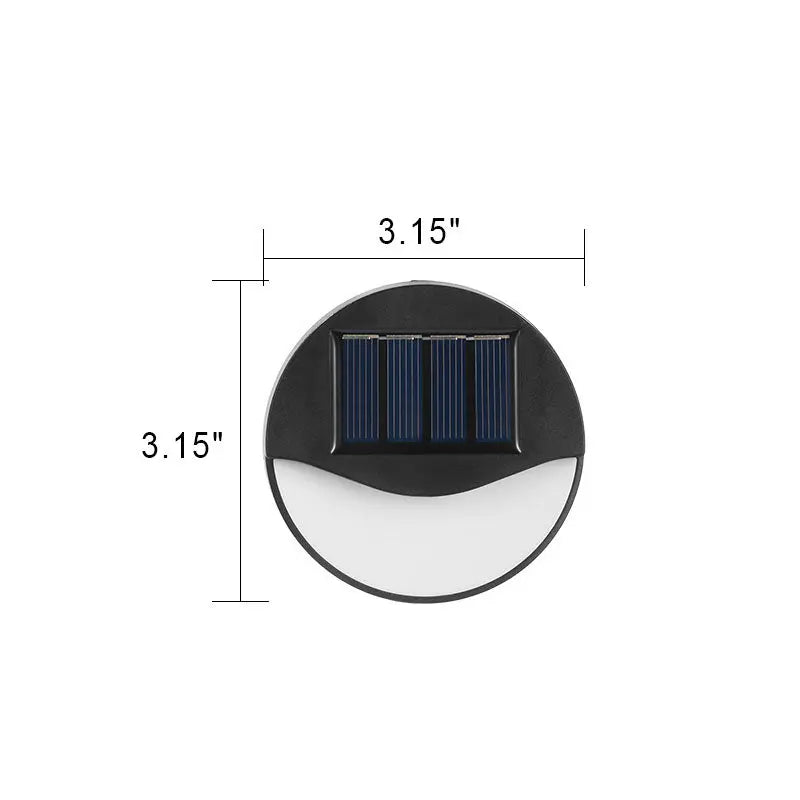 EcoGlow - Lumières de jardin solaires LED étanches, rondes et carrées - Rynova