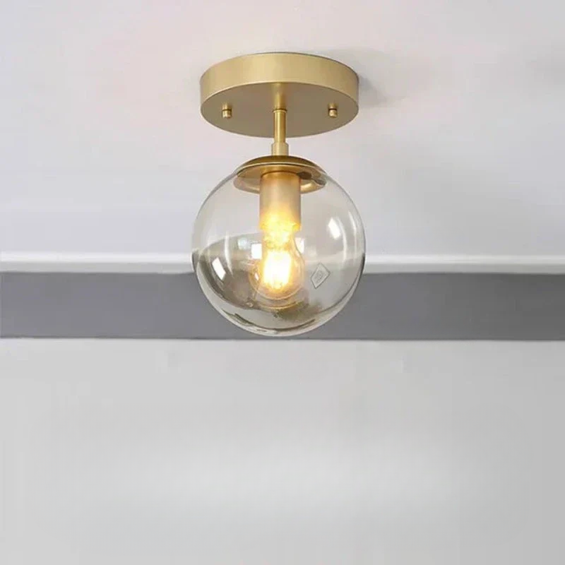 VerreLumi – Lampe de Plafond en Verre Moderne - Rynova