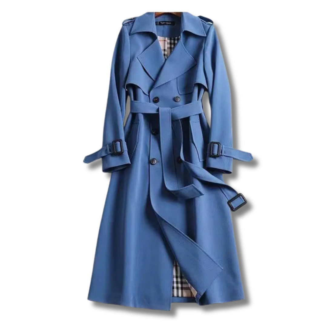 Sienna Mode - Trench-coat élégant en brun pour femme - Rynova