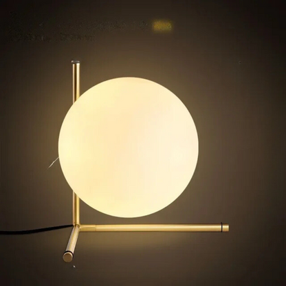 VerreLume – Lampe de Table en Verre Élégante pour Lecture et Décoration - Rynova