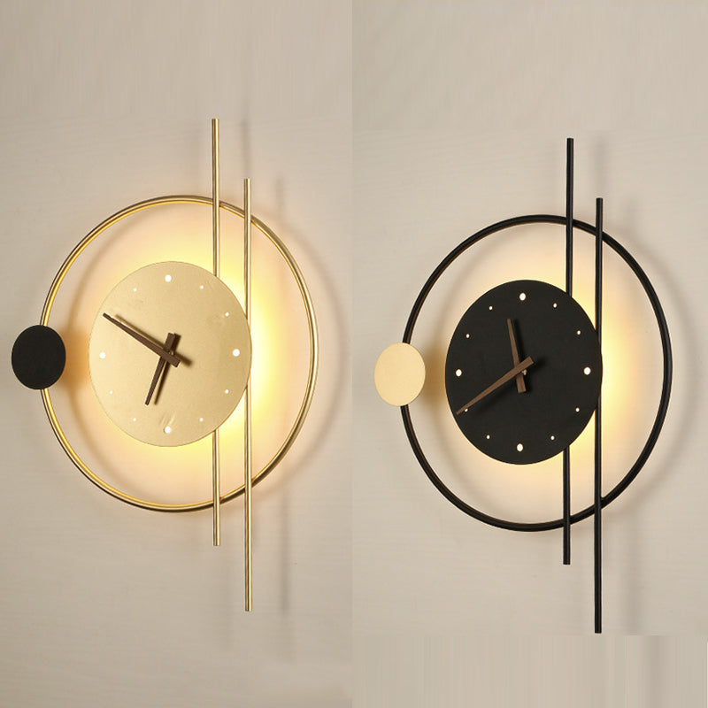 Horloge Murale Lumineuse Élégance – Applique LED Design - Rynova