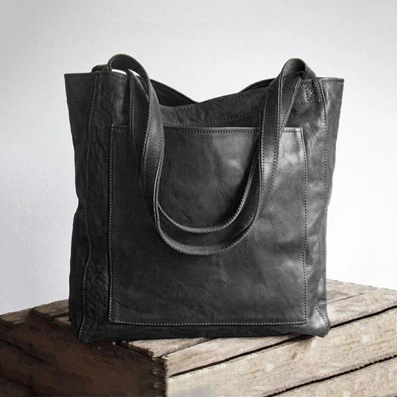 LuxeVegan - Sac à main élégant en cuir PU, durable et spacieux - Rynova