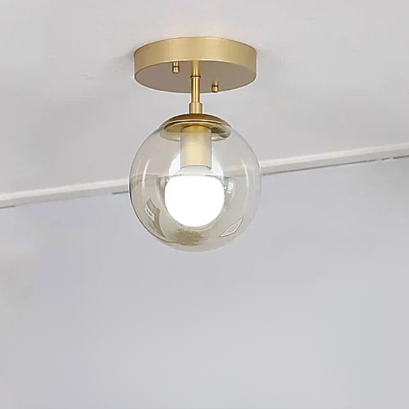 VerreLumi – Lampe de Plafond en Verre Moderne - Rynova