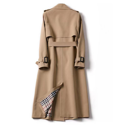 Sienna Mode - Trench-coat élégant en brun pour femme - Rynova