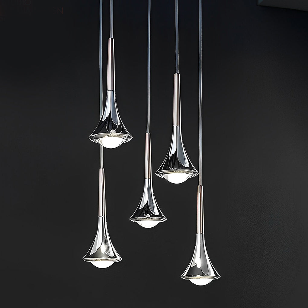 NordLight - Lampe Suspendue Goutte d'Eau Scandinave à 1 Lumière - Rynova