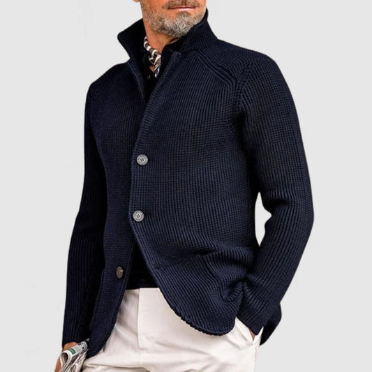 NavyStyle - Pullunder en tricot marine pour un look élégant - Rynova