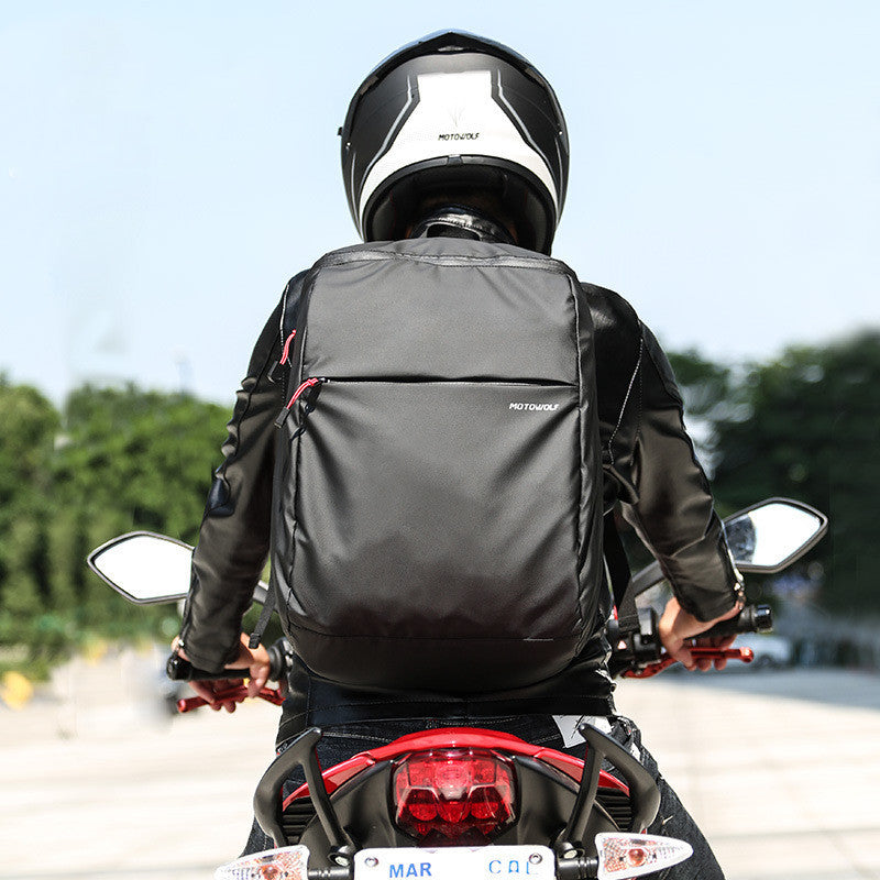 MotoTrek - Sac à dos multifonctionnel pour balades à moto - Rynova