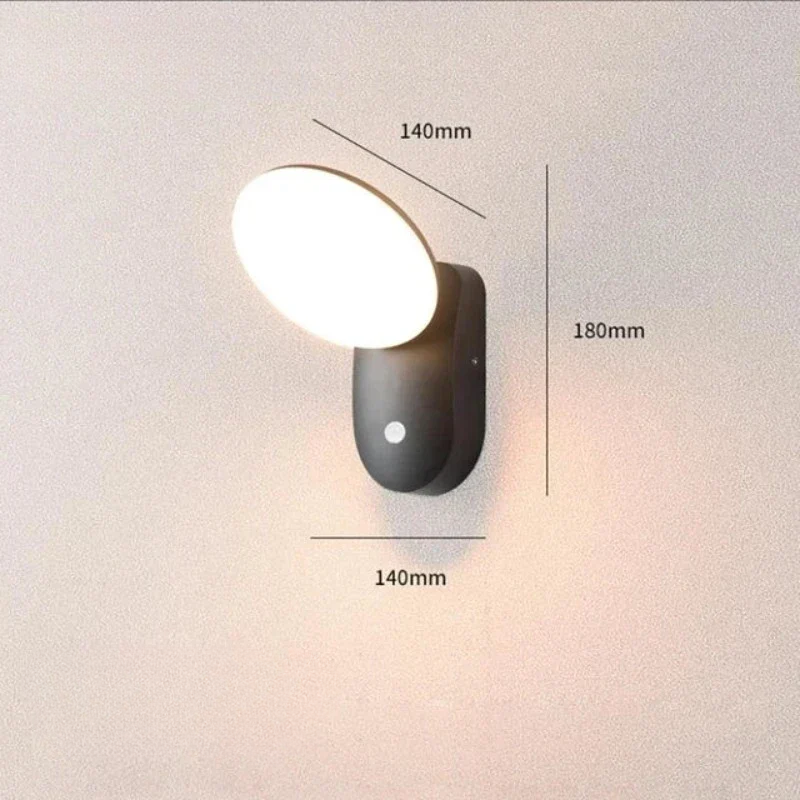 LumiSécure - Lampe extérieure avec capteur de mouvement - Rynova