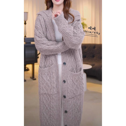 Alpaca Chic - manteau en laine d'alpaga, cardigan long confortable - Rynova