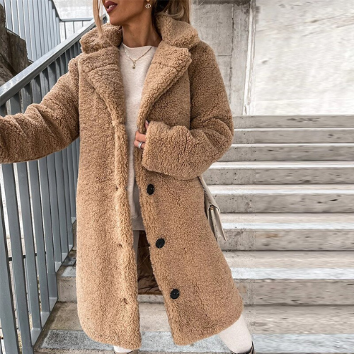 LuxeTeddy - Manteau en peluche doux et élégant pour toutes les saisons - Rynova