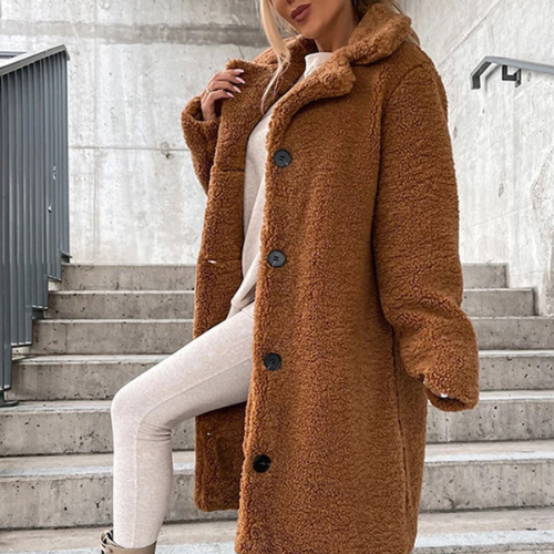 LuxeTeddy - Manteau en peluche doux et élégant pour toutes les saisons - Rynova