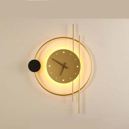 Horloge Murale Lumineuse Élégance – Applique LED Design - Rynova