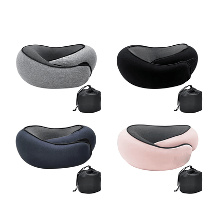 Oreiller de Voyage Ergonomique - Confort Mémoire de Forme - Rynova