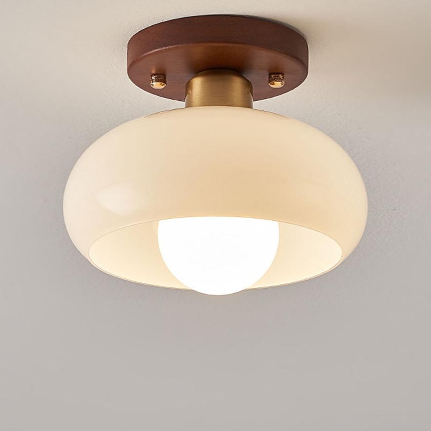 RetroLumi – Petite lampe de plafond blanche au charme vintage - Rynova