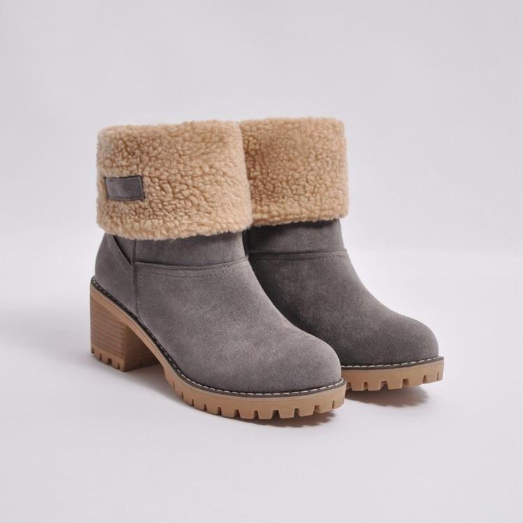 FroidConfort - Bottes d'Hiver Chaudes et Confortables pour Femme - Rynova